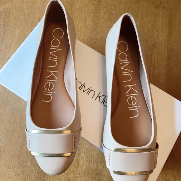 calvin klein women's oneta ballet flats